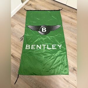 Bentley Motors Racing Green Nylon Promotional Style Banner 33x58 Winged B Logo